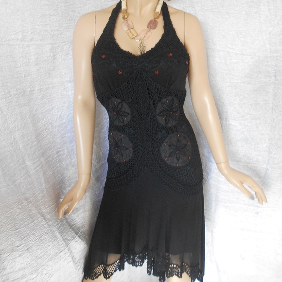 Sue Wong Dresses & Skirts - Nwt $328 SUE WONG Black Halter Evening Dress Sz 8